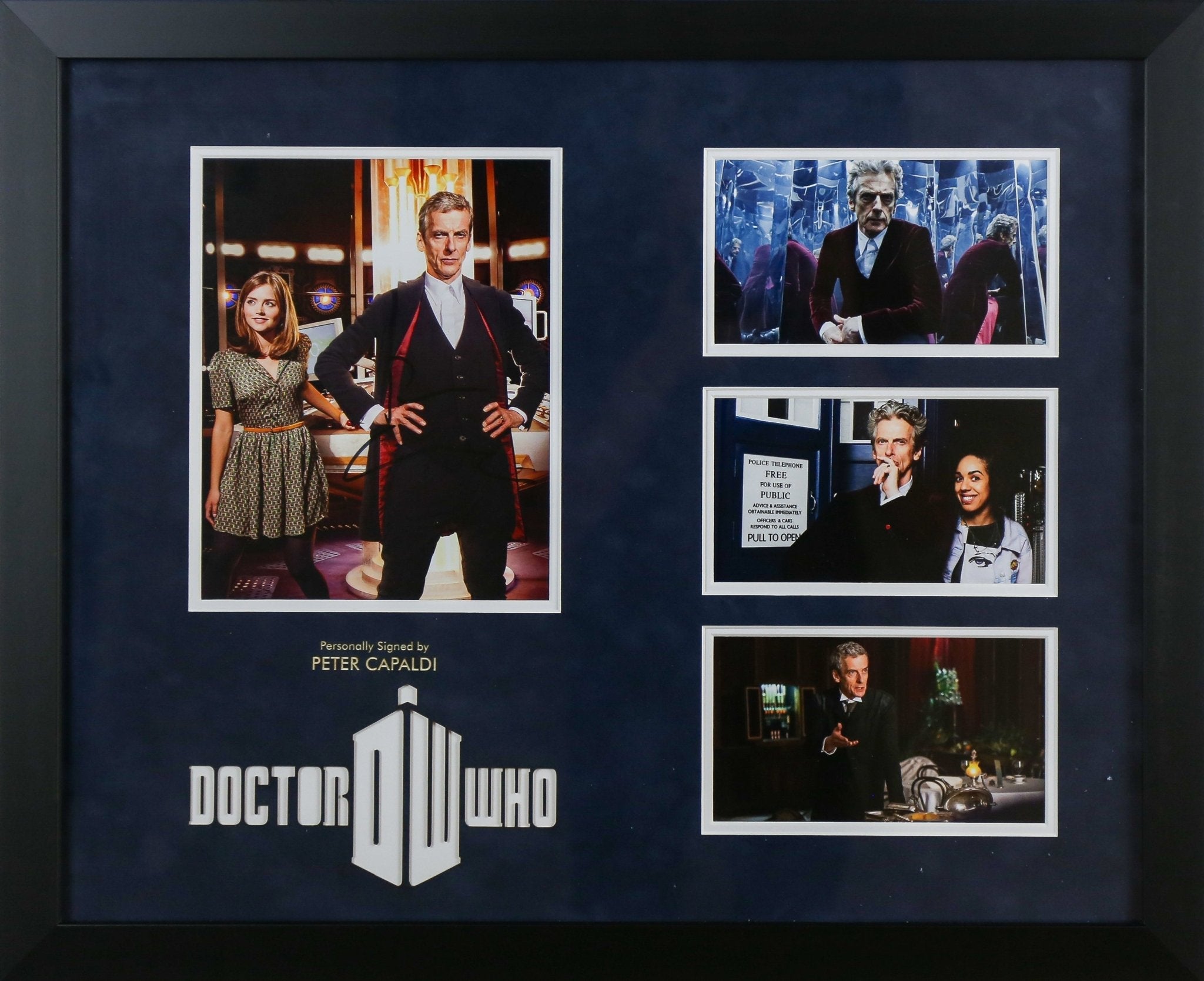 Peter Capaldi Signed Doctor Who 12x8 Photograph Framed Display - Memorabilia Framers Shop